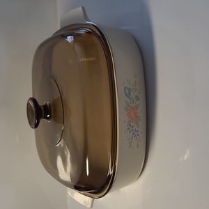 Vintage corningware A-10-B 2.5L Symphony Casserole dish with pyrex…